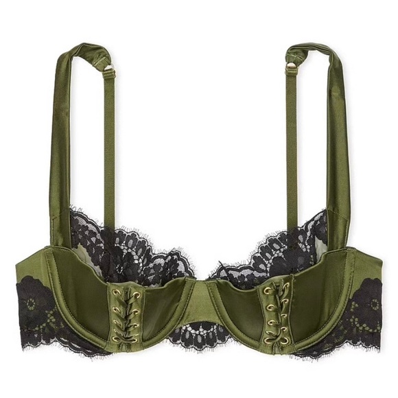 ATELIER x Victoria's Secret 34D Woodland Green Balconette Bra - Picture 1 of 5